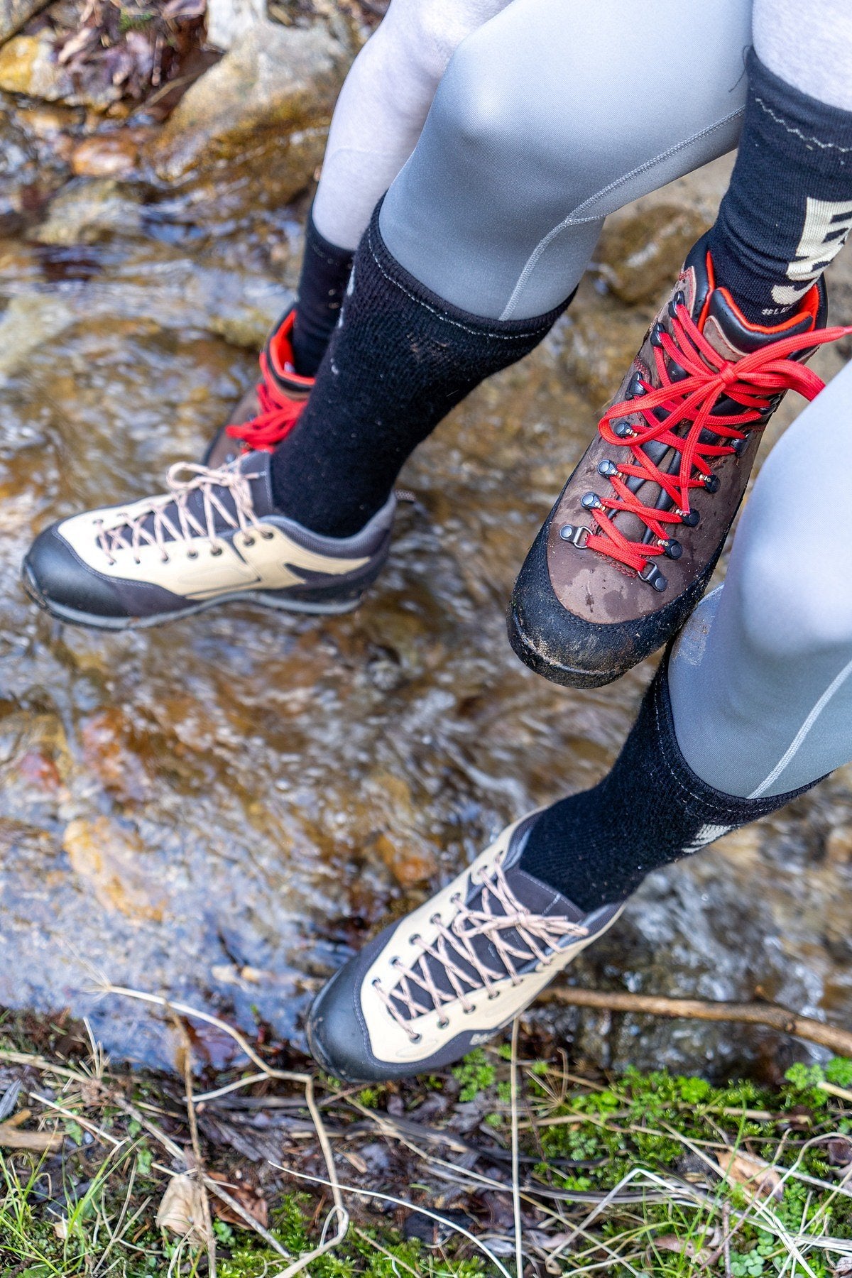 Hiking shoes Grifit Camel – In use 3