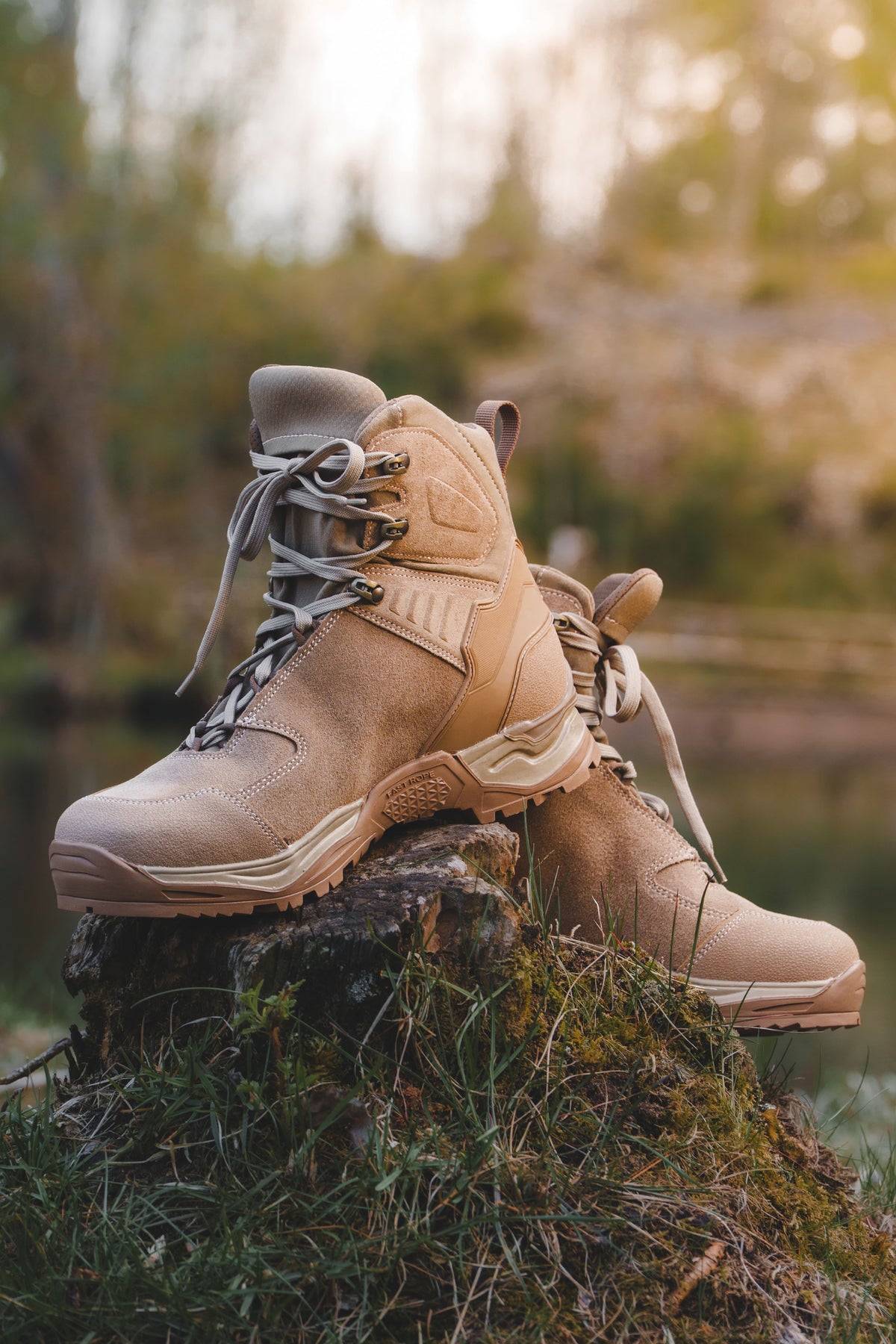 Police shoes Taras Army Mid Coyote – In use 2