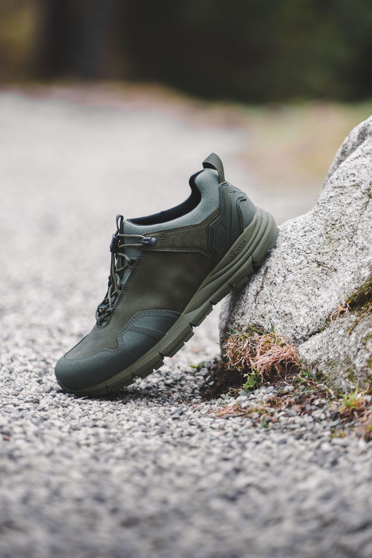 Police shoes Taras Low Olive – In use 3